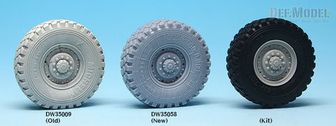 DEF Model DW35058 1/35 US M1117 Guardian ASV Sagged Wheel set (for Trumpeter 1/35)
