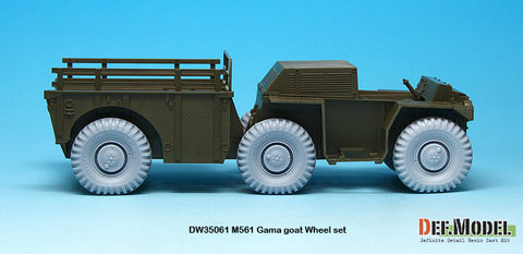 DEF Model DW35061 1/35 US M561 'Gama Goat' Sagged Wheel set (for Tamiya 1/35)