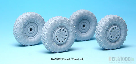 DEF Model DW35062 1/35 German LGS Fenneck Sagged Wheel set (for Trumpeter 1/35)