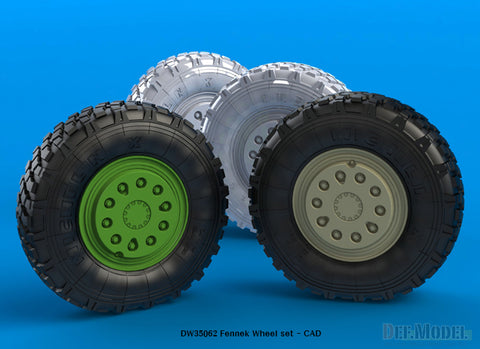 DEF Model DW35062 1/35 German LGS Fenneck Sagged Wheel set (for Trumpeter 1/35)