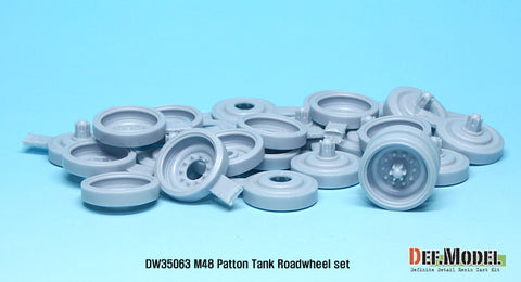 DEF Model DW35063 1/35 US M48 MBT Series Road wheel set (for Dragon 1/35)