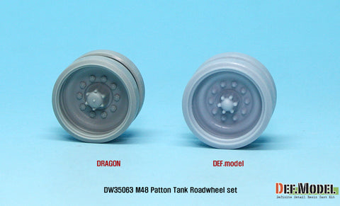 DEF Model DW35063 1/35 US M48 MBT Series Road wheel set (for Dragon 1/35)