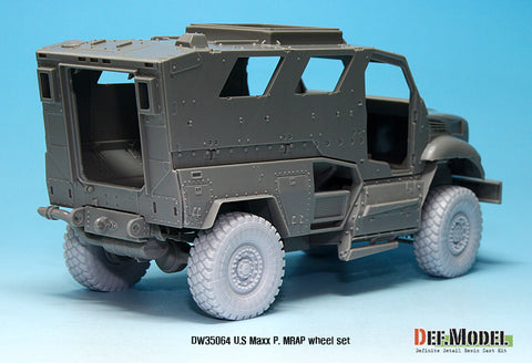 DEF Model DW35064 1/35 US MRAP M-pro Sagged wheel set (for Kinetic 1/35)