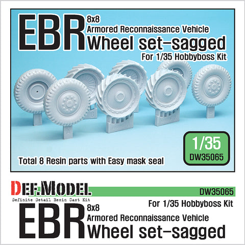 DEF Model DW35065 1/35 French Panhard EBR Wheel set (for Hobbyboss 1/35)