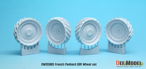 DEF Model DW35065 1/35 French Panhard EBR Wheel set (for Hobbyboss 1/35)