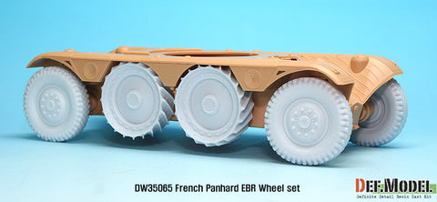 DEF Model DW35065 1/35 French Panhard EBR Wheel set (for Hobbyboss 1/35)