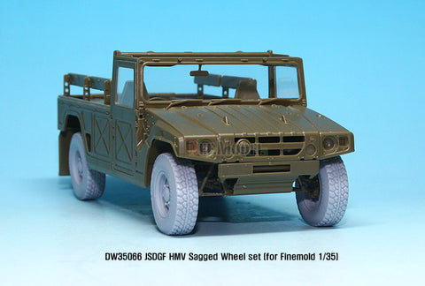 DEF Model DW35066 1/35 JSDGF HMV Sagged Wheel set (for Finemolds 1/35)