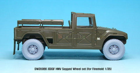 DEF Model DW35066 1/35 JSDGF HMV Sagged Wheel set (for Finemolds 1/35)
