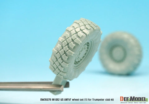 DEF Model DW35078 1/35 US M1082 LMTVT Mich. Sagged Wheel set-1 (for Trumpeter 1/35)