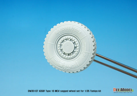 DEF Model DW35107 1/35 JGSDF Type-16 MCVSagged wheel set ( for Tamiya 1/35)