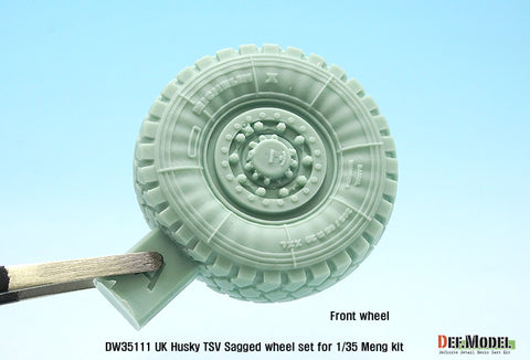DEF Model DW35111 1/35 UK Husky TSV Sagged wheel set ( for Meng 1/35)