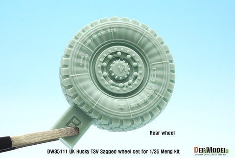 DEF Model DW35111 1/35 UK Husky TSV Sagged wheel set ( for Meng 1/35)