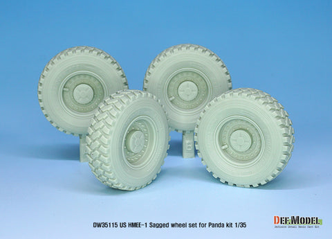 DEF Model DW35115 1/35 US HMEE-1 Tracktor Sagged wheel set ( for Panda 1/35)