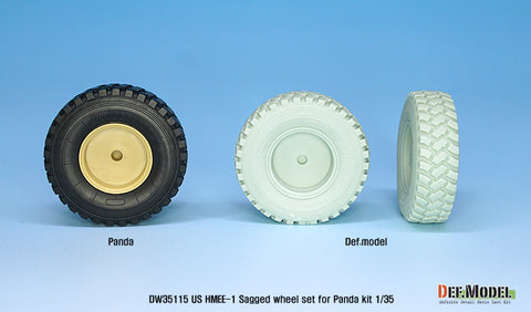 DEF Model DW35115 1/35 US HMEE-1 Tracktor Sagged wheel set ( for Panda 1/35)