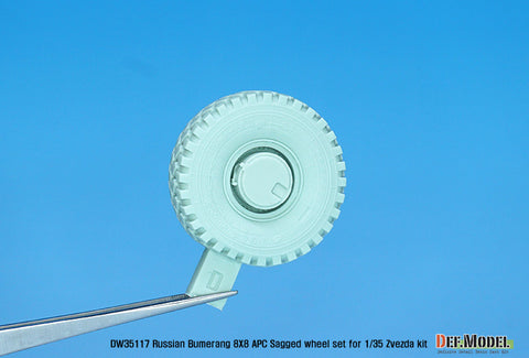 DEF Model DW35117 1/35 Russian VPK-7829 Bumerang APC Sagged wheel set ( for Zvezda 1/35)