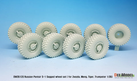 DEF Model DW35120 1/35 Russian Pantsir S-1 Sagged wheel set ( for Zvezda/Meng/Trumpeter 1/35)