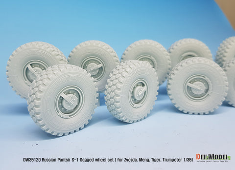 DEF Model DW35120 1/35 Russian Pantsir S-1 Sagged wheel set ( for Zvezda/Meng/Trumpeter 1/35)