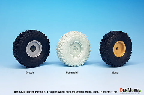 DEF Model DW35120 1/35 Russian Pantsir S-1 Sagged wheel set ( for Zvezda/Meng/Trumpeter 1/35)