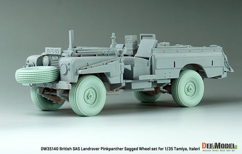 DEF Model DW35140 1/35 British SAS Landrover Pinkpanther wheel set (for Tamiya/italeri 1/35)