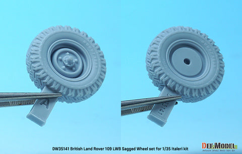 DEF Model DW35141 1/35 British land rover 109 LWB wheel set (for italeri 1/35)