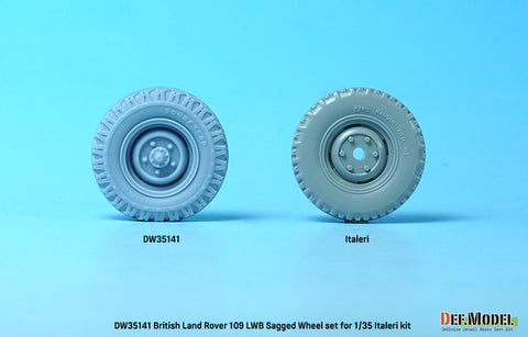 DEF Model DW35141 1/35 British land rover 109 LWB wheel set (for italeri 1/35)