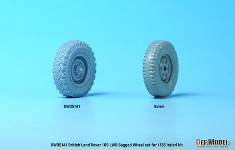 DEF Model DW35141 1/35 British land rover 109 LWB wheel set (for italeri 1/35)