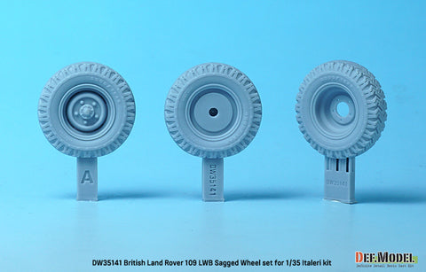 DEF Model DW35141 1/35 British land rover 109 LWB wheel set (for italeri 1/35)
