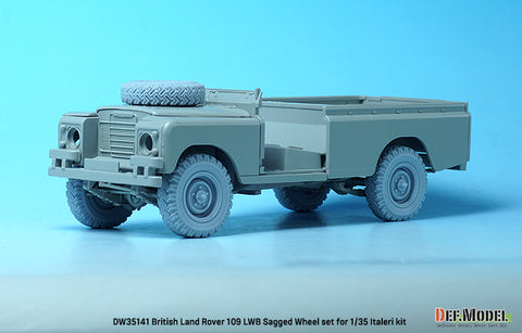 DEF Model DW35141 1/35 British land rover 109 LWB wheel set (for italeri 1/35)