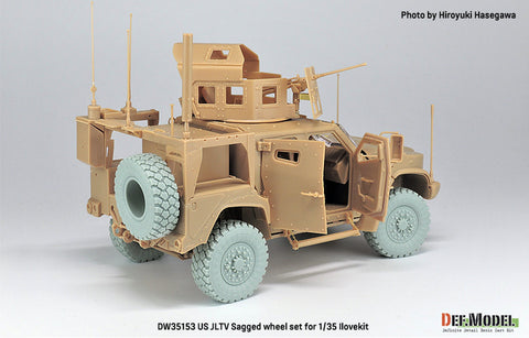 DEF Model DW35153 1/35 US JLTV Sagged wheel set ( for ILK/RFM 1/35)