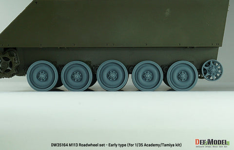 DEF Model DW35164 1/35 M113 Roadwheel outside parts w/ Idler wheels (for Tamiya/Academy 1/35 kit)- 3D printed