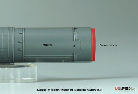DEF Model DZ32001 1/32 F/A-18A/B/C/D Hornet Exhaust Nozzle set - Closed (for Academy 1/32)