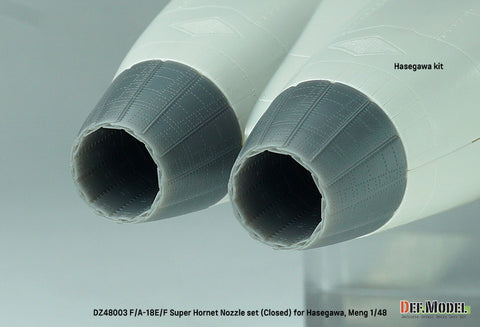 DEF Model DZ48003 1/48 F/A-18E/F Super Hornet Nozzle set - Closed (for Hasegawa, Meng 1/48)