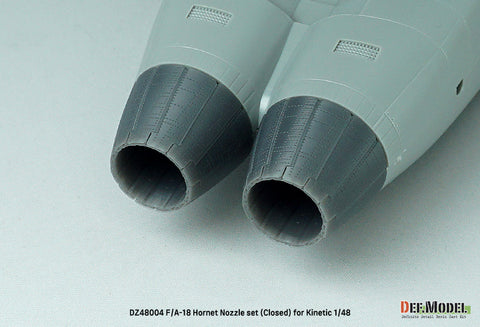 DEF Model DZ48004 1/48 F/A-18A Hornet Nozzle set - Closed (for Kinetic 1/48)