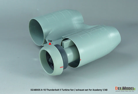 DEF Model DZ48005 1/48 A-10 Thunderbolt II Turbine fan / exhaust set - (for Academy 1/48)