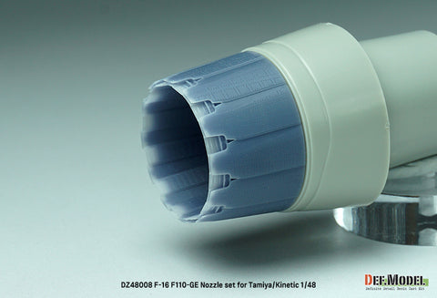 DEF Model DZ48008 1/48 F-16 F110-GE Nozzle set - (for Tamiya/Kinetic 1/48)