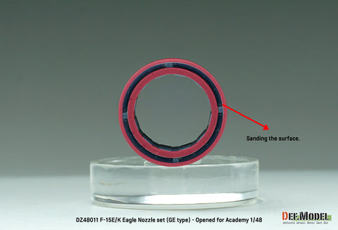 DEF Model DZ48011 1/48 F-15E/K Eagle Nozzle set (GE type) - Opened (for Academy 1/48)