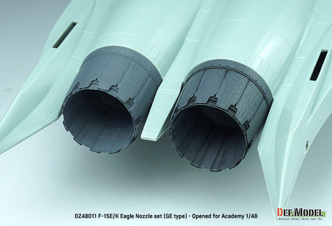 DEF Model DZ48011 1/48 F-15E/K Eagle Nozzle set (GE type) - Opened (for Academy 1/48)