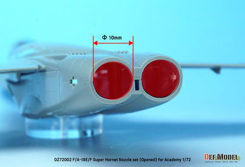 DEF Model DZ72002 1/72 F/A-18E/F/G Super Hornet Exhaust Nozzle set - Opened (for Academy 1/72)