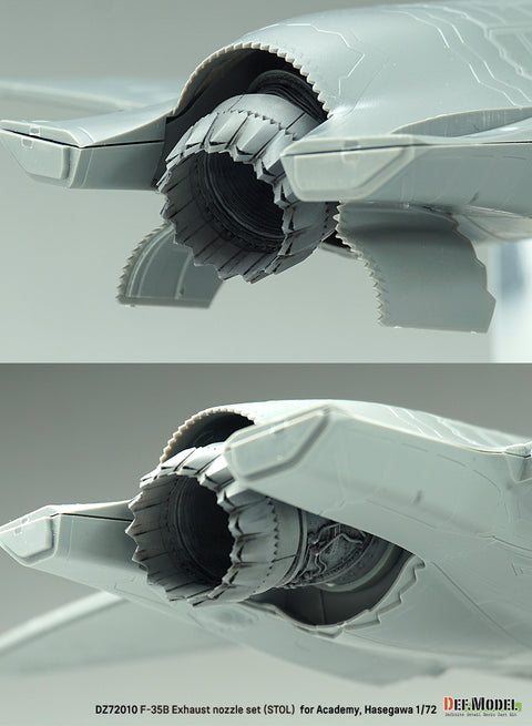 DEF Model DZ72010 1/72 F-35B Lightning II Exhaust nozzle set- STOL (for Academy, Hasegawa 1/72)
