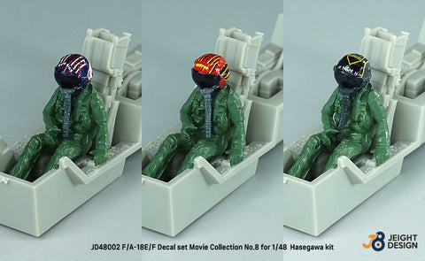 DEF Model JD48002 1/48 F/A-18E/F Super Hornet Decal set - Movie Collection No.8 for 1/48 Hasegawa kit