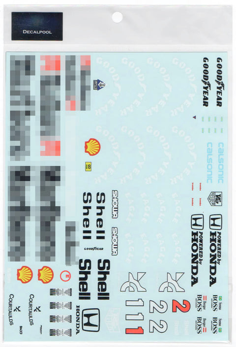 Decal Pool DP009 1/12 McLaren MP4/6 Marlboro