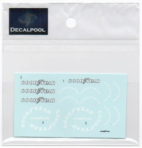 Decal Pool DP011 1/20 Tyrrell P34 Six Wheeler 1976 Option (Goodyear logo)