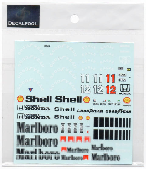 Decal Pool DP020 1/20 Mclaren MP4/4