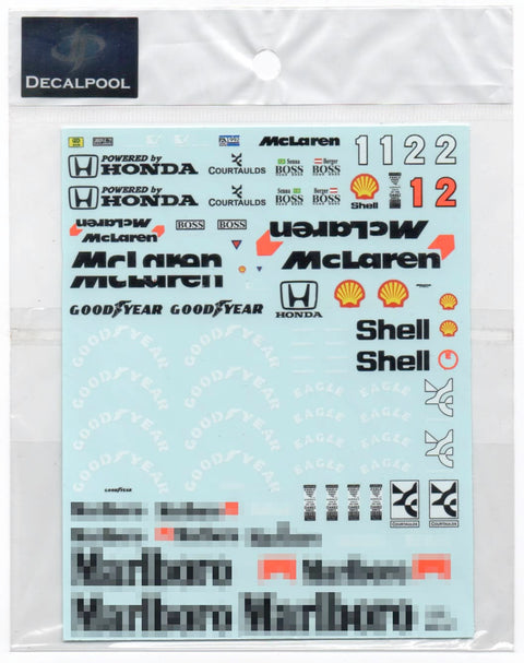 Decal Pool DP024 1/20 Mclaren MP4/7