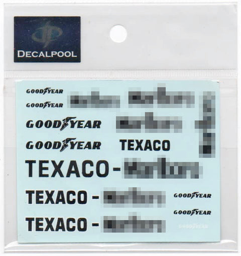 Decal Pool DP027 1/12 Mclaren M23 Marlboro 1974 Option