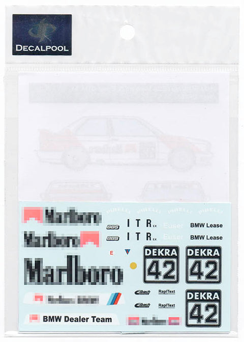Decal Pool DP051 1/24 BMW M3 Marlboro DTM '92