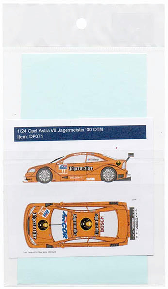 Decal Pool DP071 1/24 Opel Astra V8 Jagermeister DTM '01