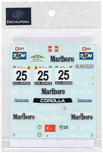 Decal Pool DP077 1/24 Toyota Corolla Marlboro Rally Portugal '99