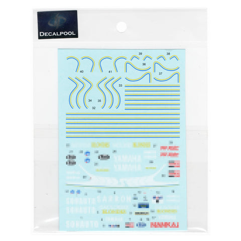 Decal Pool DP084 1/12 Gauloises C. Sarron Motor Rider '88/89