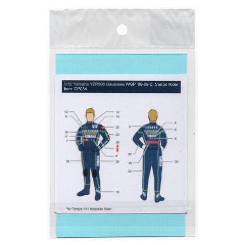 Decal Pool DP084 1/12 Gauloises C. Sarron Motor Rider '88/89